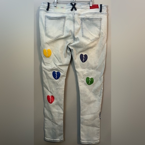 Pheelings Men's "Let it Go" Denim Light Blue Wash Size 40 - Picture 4 of 15